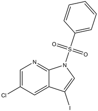 1-Benzenesulfonyl-5-chloro-3-iodo-1H-pyrrolo[2,3-b]pyridine 100mg