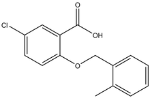 5-Chloro-2-[(2-methylbenzyl)oxy]benzoic acid 500mg