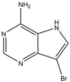 7-Bromo-5H-pyrrolo[3,2-d]pyrimidin-4-amine 250mg