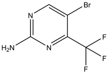 5-Bromo-4-trifluoromethyl-pyrimidin-2-ylamine 250mg