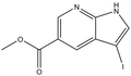 3-Iodo-1H-pyrrolo[2,3-b]pyridine-5-carboxylic acid methyl ester 100mg