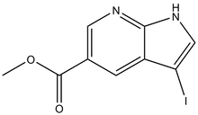 3-Iodo-1H-pyrrolo[2,3-b]pyridine-5-carboxylic acid methyl ester 100mg