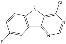 4-Chloro-8-fluoro-5H-pyrimido[5,4-b]indole 500mg