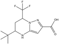 5-tert-Butyl-7-trifluoromethyl-4,5,6,7-tetrahydro-pyrazolo[1,5-a]pyrimidine-2-carboxylic acid, 500mg