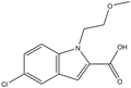 5-Chloro-1-(2-methoxy-ethyl)-1H-indole-2-carboxylic acid 500mg