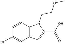 5-Chloro-1-(2-methoxy-ethyl)-1H-indole-2-carboxylic acid 500mg