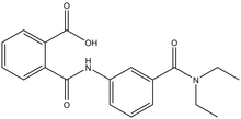 2-({3-[(Diethylamino)carbonyl]anilino}carbonyl)-benzoic acid