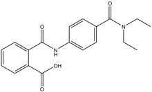 2-({4-[(Diethylamino)carbonyl]anilino}carbonyl)-benzoic acid