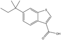 6-(1,1-Dimethylpropyl)-1-benzothiophene-3-carboxylic acid 500mg