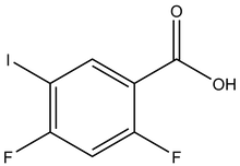 2,4-Difluoro-5-iodobenzoic acid 500mg