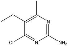 4-Chloro-5-ethyl-6-methyl-pyrimidin-2-ylamine 500mg