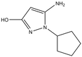 5-Amino-1-cyclopentyl-1H-pyrazol-3-ol, 500mg