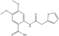 4,5-Dimethoxy-2-(2-thiophen-2-yl-acetylamino)-benzoic acid 500mg