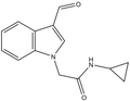 N-Cyclopropyl-2-(3-formyl-indol-1-yl)-acetamide, 500mg