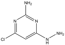4-Chloro-6-hydrazinopyrimidin-2-amine 500mg