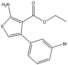 Ethyl 2-amino-4-(3-bromophenyl)thiophene-3-carboxylate 500mg