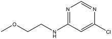 6-Chloro-N-(2-methoxyethyl)-4-pyrimidinamine 500mg