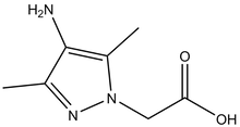 (4-Amino-3,5-dimethyl-pyrazol-1-yl)-acetic acid 500mg
