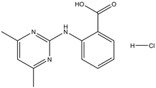 2-(4,6-Dimethyl-pyrimidin-2-ylamino)-benzoic acid hydrochloride 500mg