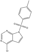 4-Chloro-7-[(4-methylbenzene)sulfonyl]-7H-pyrrolo[2,3-d]pyrimidine 500mg