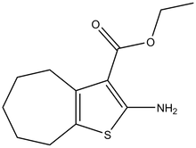 Ethyl 2-amino-5,6,7,8-tetrahydro-4H-cyclohepta-[b]thiophene-3-carboxylate 500mg