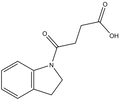 4-(2,3-Dihydroindol-1-yl)-4-oxo-butyric acid, 500mg