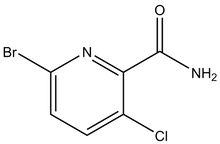 6-Bromo-3-chloropyridine-2-carboxamide 1g