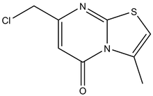 7-(Chloromethyl)-3-methyl-5H-[1,3]thiazolo-[3,2-a]pyrimidin-5-one 500mg