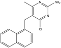 4-Chloro-6-methyl-5-naphthalen-1-ylmethyl-pyrimidin-2-ylamine 500mg