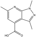 1,3,6-Trimethyl-1H-pyrazolo[3,4-b]pyridine-4-carboxylic acid 500mg