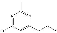 4-Chloro-2-methyl-6-propylpyrimidine 500mg