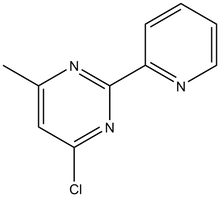 4-Chloro-6-methyl-2-(2-pyridinyl)pyrimidine 500mg