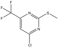 4-Chloro-2-(methylsulfanyl)-6-(trifluoromethyl)-pyrimidine 500mg