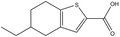 5-Ethyl-4,5,6,7-tetrahydro-1-benzothiophene-2-carboxylic acid 500mg