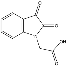 (2,3-Dioxo-2,3-dihydro-indol-1-yl)-acetic acid, 500mg