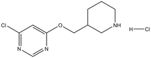 4-Chloro-6-(3-piperidinylmethoxy)pyrimidine hydrochloride 500mg