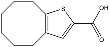 4,5,6,7,8,9-Hexahydrocycloocta[b]thiophene-2-carboxylic acid 500mg