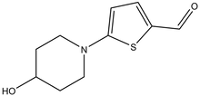 5-(4-Hydroxypiperidino)-2-thiophenecarbaldehyde 500mg