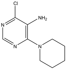 4-Chloro-6-piperidin-1-yl-pyrimidin-5-ylamine, 500mg