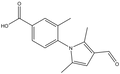 4-(3-Formyl-2,5-dimethyl-pyrrol-1-yl)-3-methyl-benzoic acid 500mg