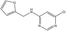 N-(6-Chloro-4-pyrimidinyl)-N-(2-furylmethyl)amine 500mg