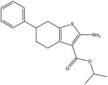 Isopropyl 2-amino-6-phenyl-4,5,6,7-tetrahydro-1-benzothiophene-3-carboxylate 500mg