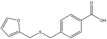 4-(Furan-2-ylmethylsulfanylmethyl)-benzoic acid 500mg