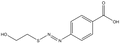 (E)-4-((2-Hydroxyethylthio)diazenyl)benzoic acid, 500mg