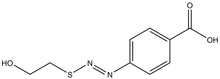 (E)-4-((2-Hydroxyethylthio)diazenyl)benzoic acid, 500mg