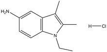 1-Ethyl-2,3-dimethyl-1H-indol-5-ylamine hydrochloride 500mg