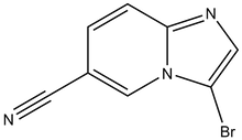 3-Bromoimidazo[1,2-a]pyridine-6-carbonitrile 250mg