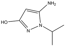 5-Amino-1-isopropyl-1H-pyrazol-3-ol 500mg