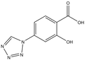 2-Hydroxy-4-(1H-tetrazol-1-yl)benzoic acid 500mg