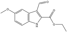 Ethyl 3-formyl-5-methoxy-1H-indole-2-carboxylate 500mg